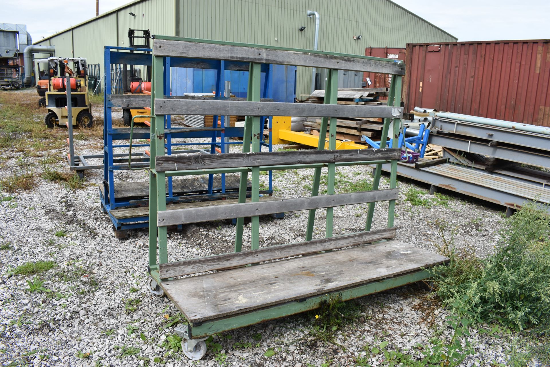 Mobile Cantilever Glass Rack (W: 2m x D: 0.9m x H: