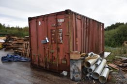 20ft Steel Shipping Container (Please Note: Conten
