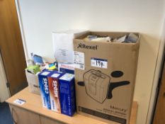 Large Quantity of Office Sundries and Stationary
