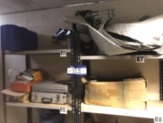Contents to 4 Shelves inc Tool Boxes, Joist Hanger