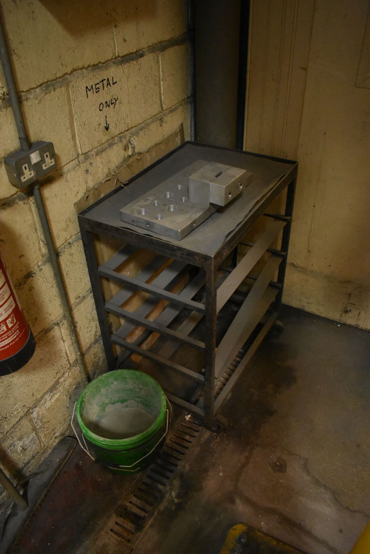 Two Steel Trolley and Steel Table - Image 2 of 2