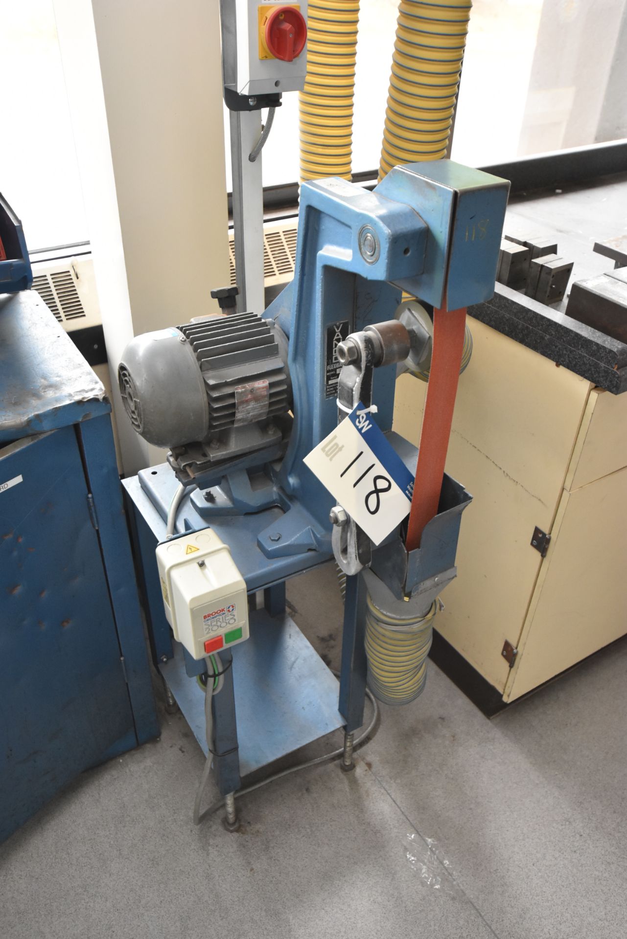 Vanco Flexiband Model 24 Belt Linisher on Stand