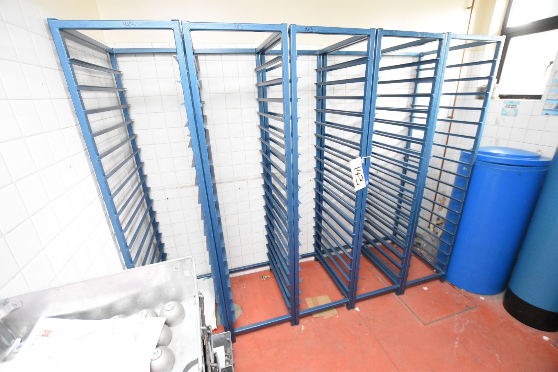 Five Steel Framed Racks 670 x 470 x 1940mm H