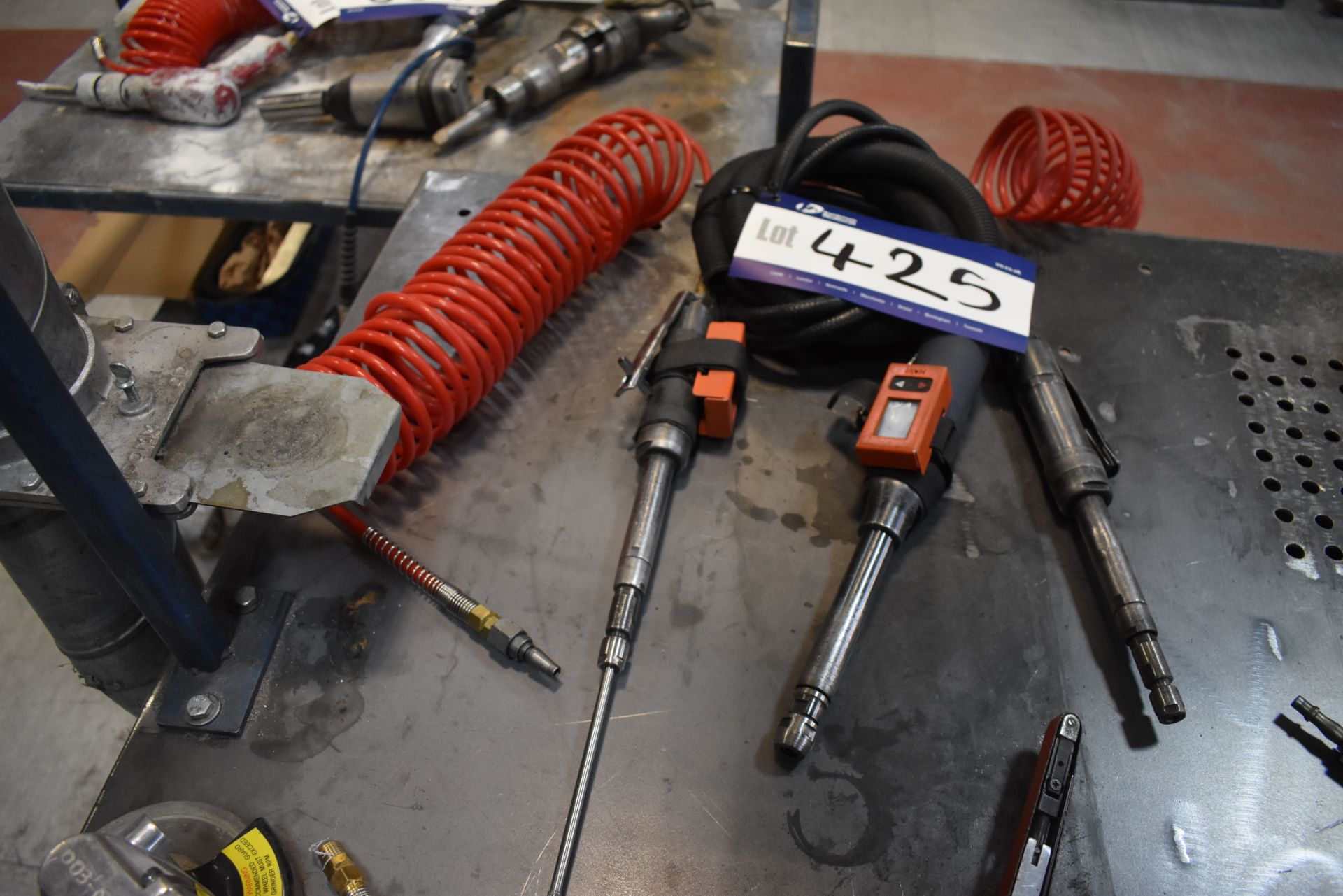 Three Assorted Pneumatic Die Grinders