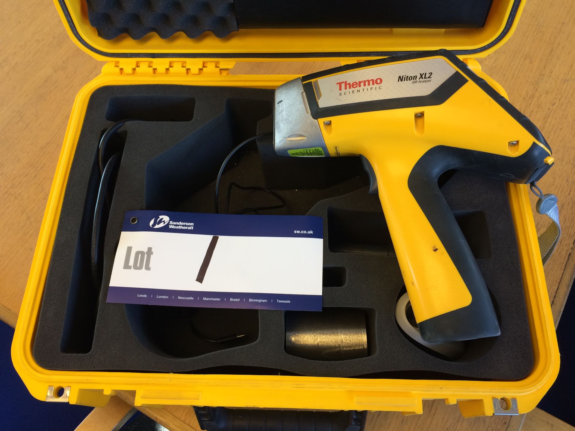 Thermo Scientific Niton XL2 800 XRF Analyser Gun, serial no. 94523, year of manufacture 2015