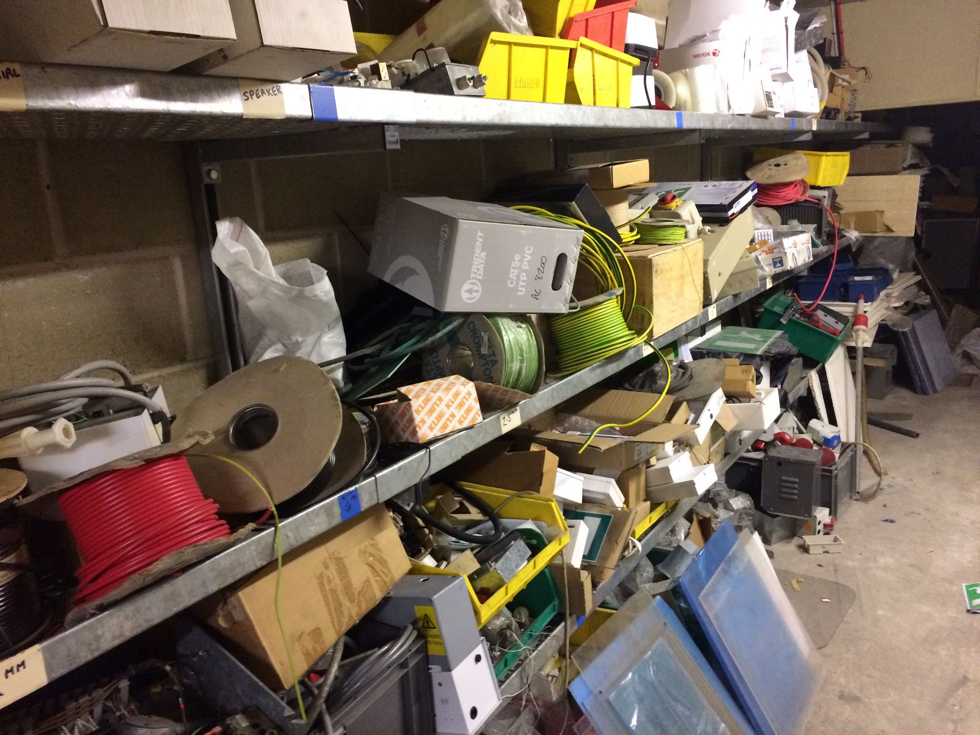 Contents of Store Room comprising Electrical Components and fittings, BSP and Brass Pipe Fittings, - Image 4 of 6