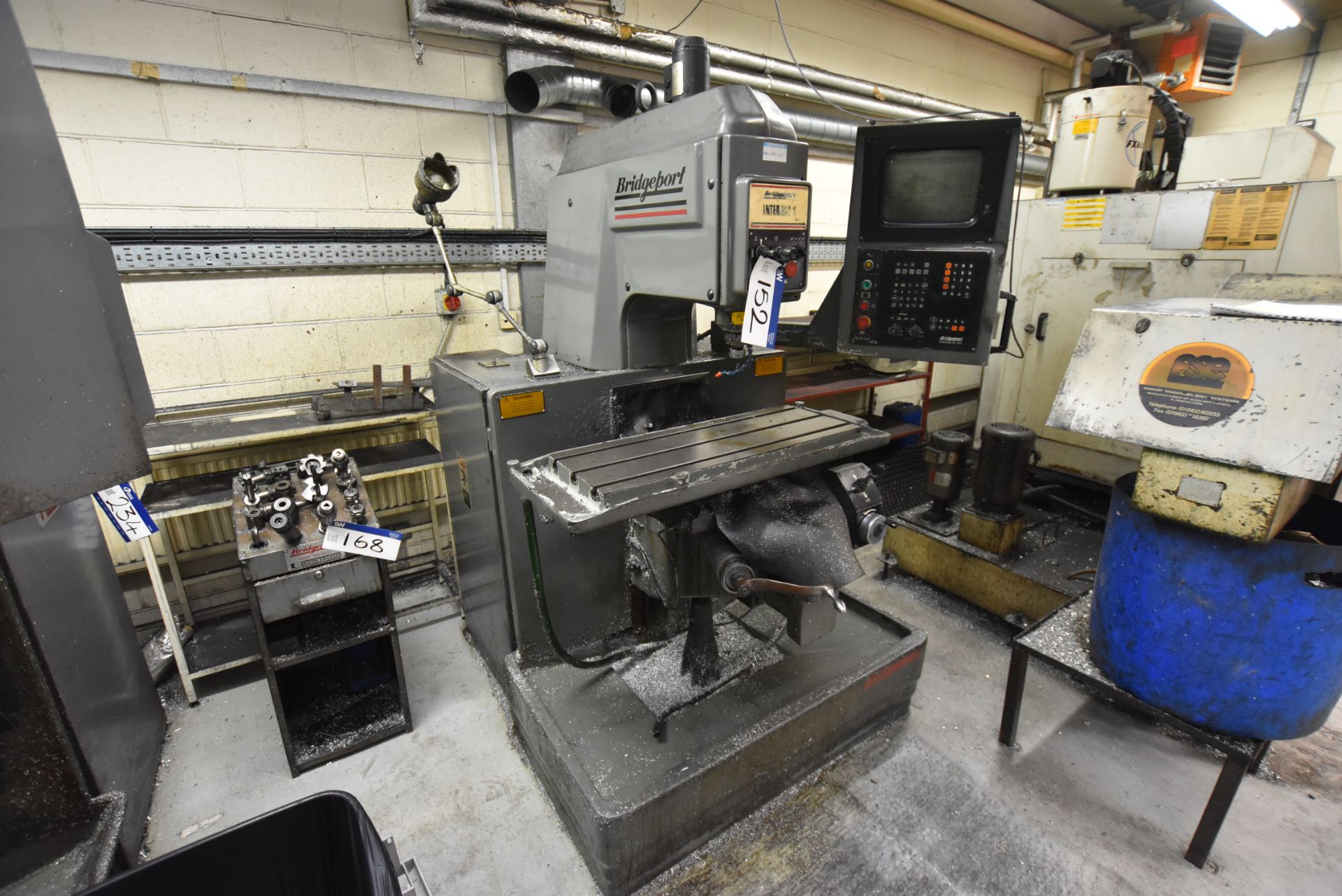 Bridgeport Interact 1 MK2 Vertical Milling Machine, Capacity X = 450mm, Y = 300mm, Z = 125mm with