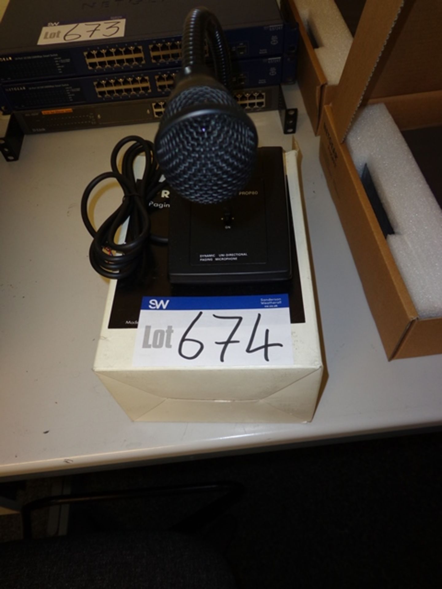 Eagle Prop 80 Paging Microphone