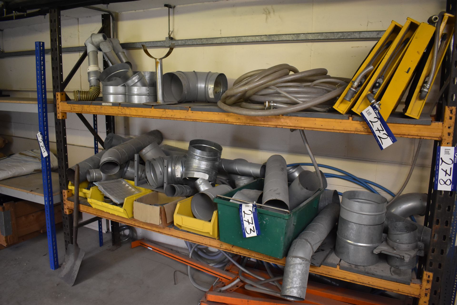Quantity of Ducting as set out on shelf