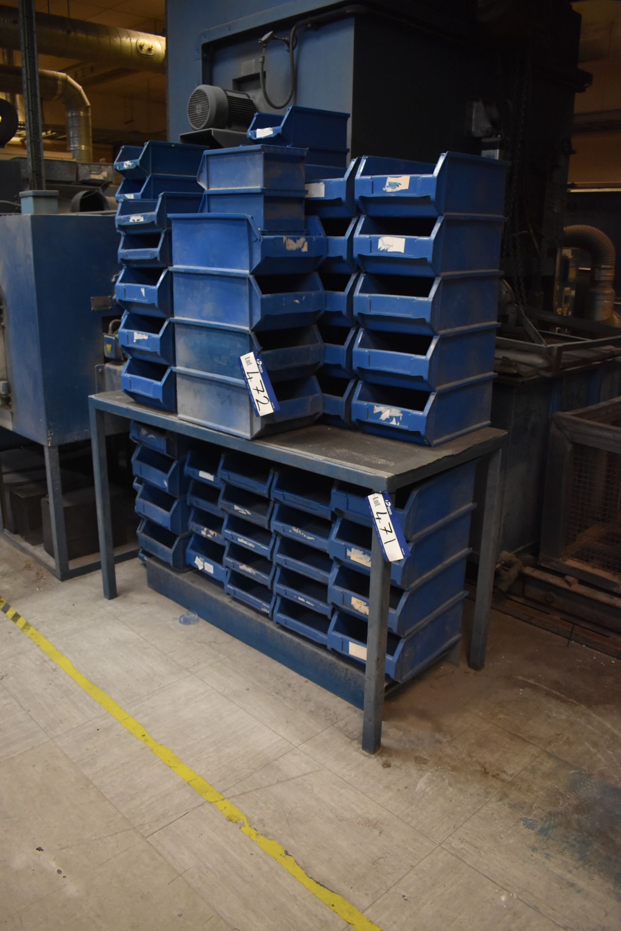 Quantity of Plastic Storage Bins