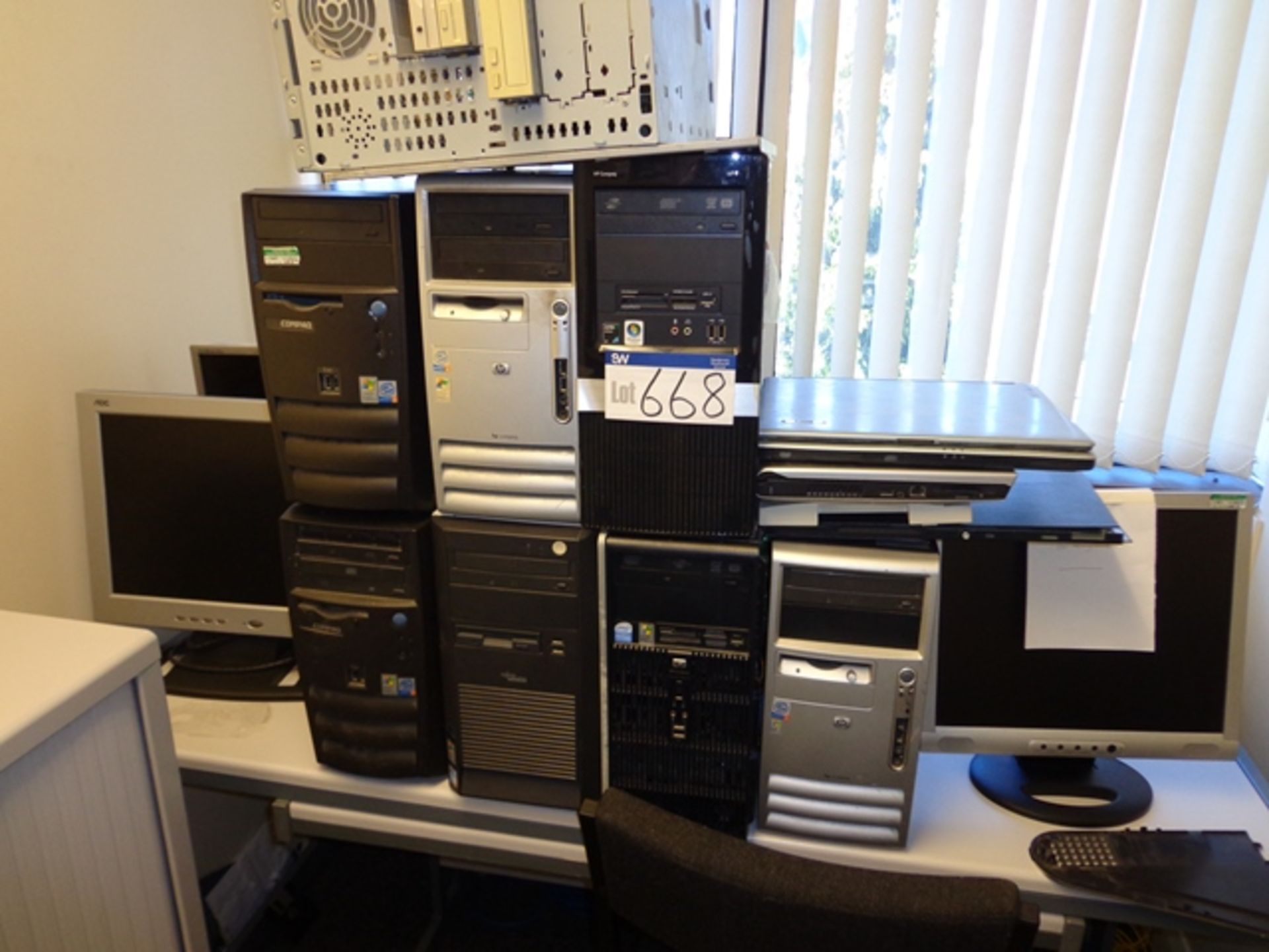 Quantity of Desktop Personal Computers, Monitors and Laptops as set out (Known to require attention)