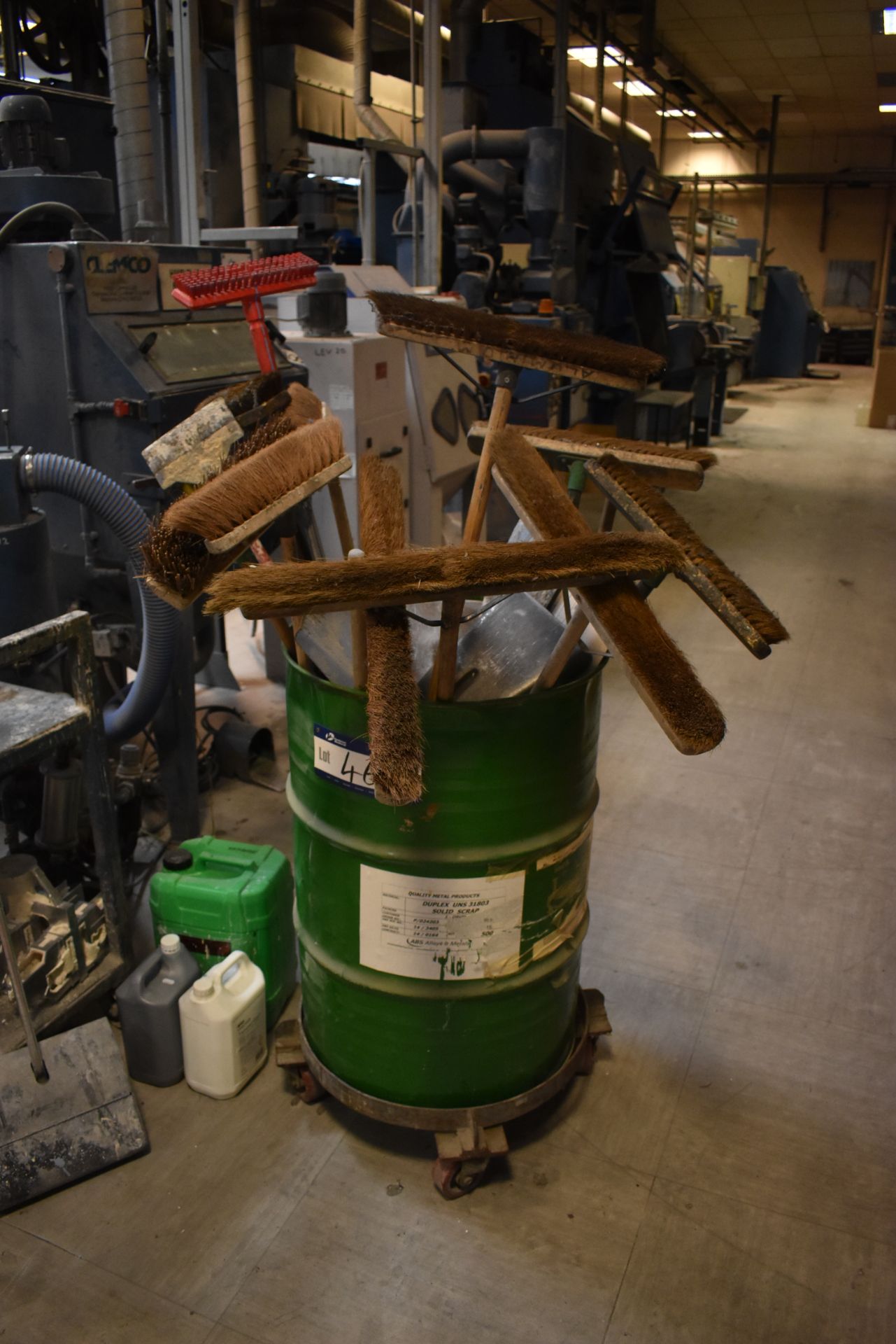 Quantity of Brushes as set out in Steel Drum