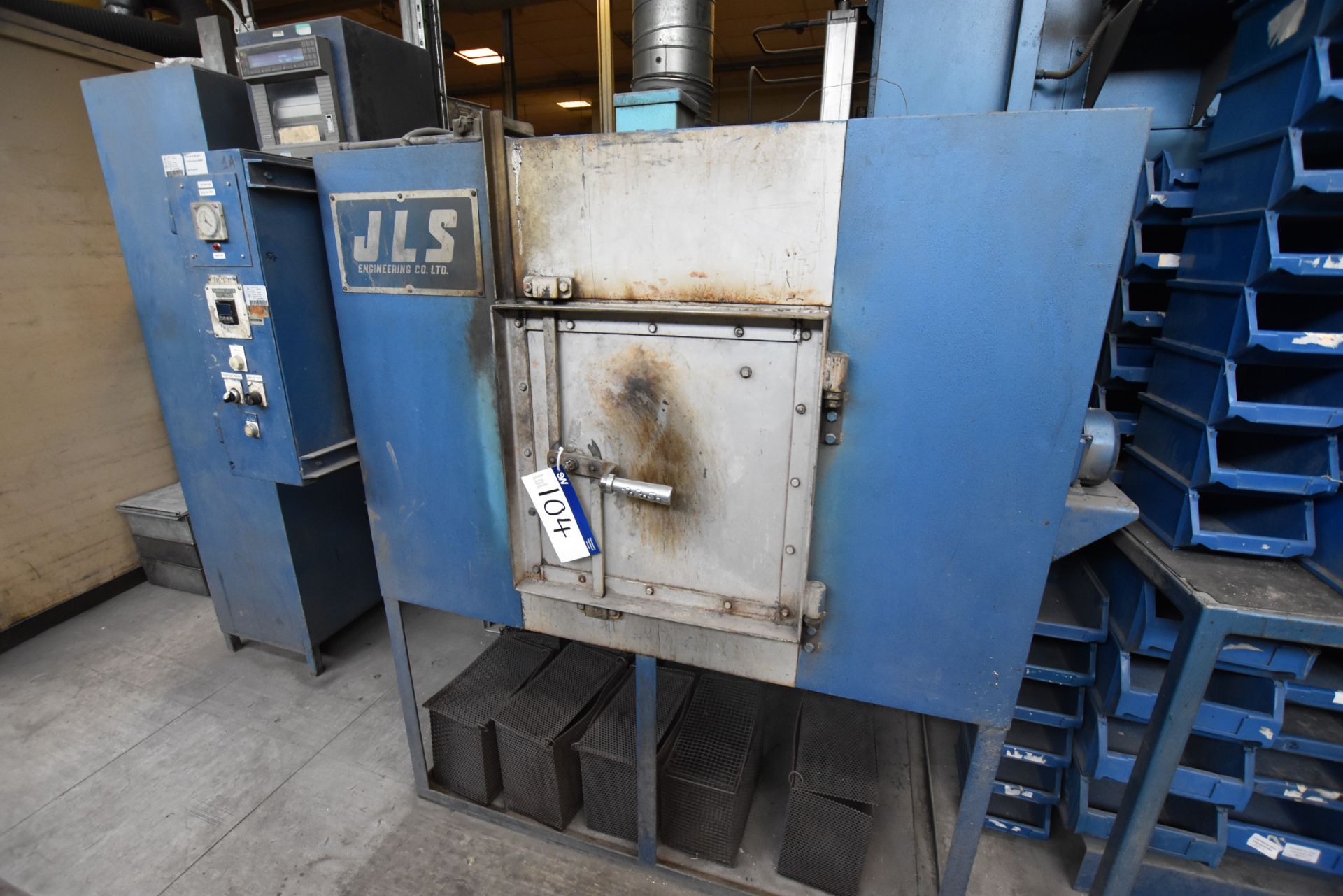 JLS Engineering Electric Batch Type Heat Treatment Oven, 550⁰c max temp, serial number: 79/3441