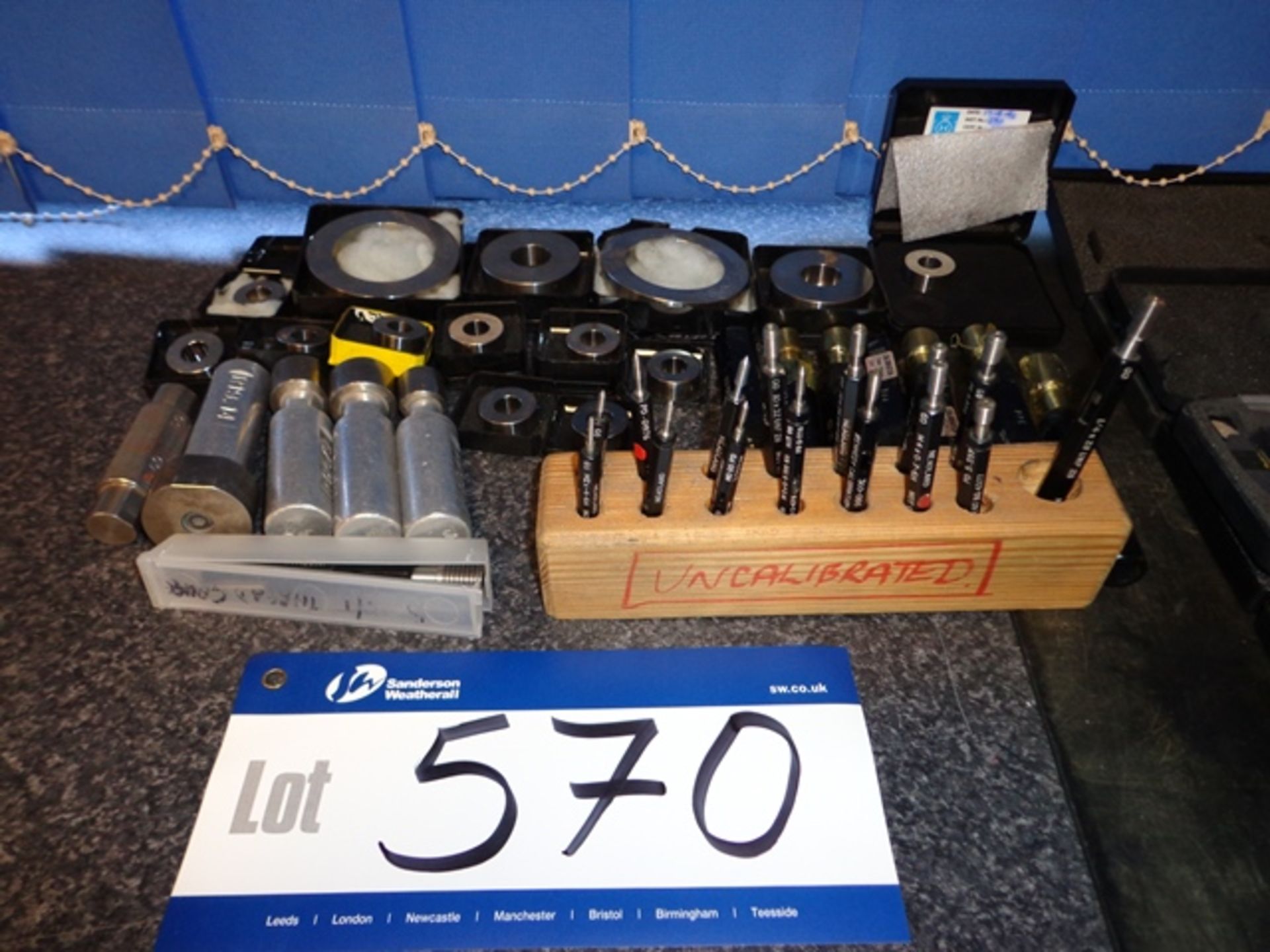 Quantity of Bore and Thread Gauges as set out