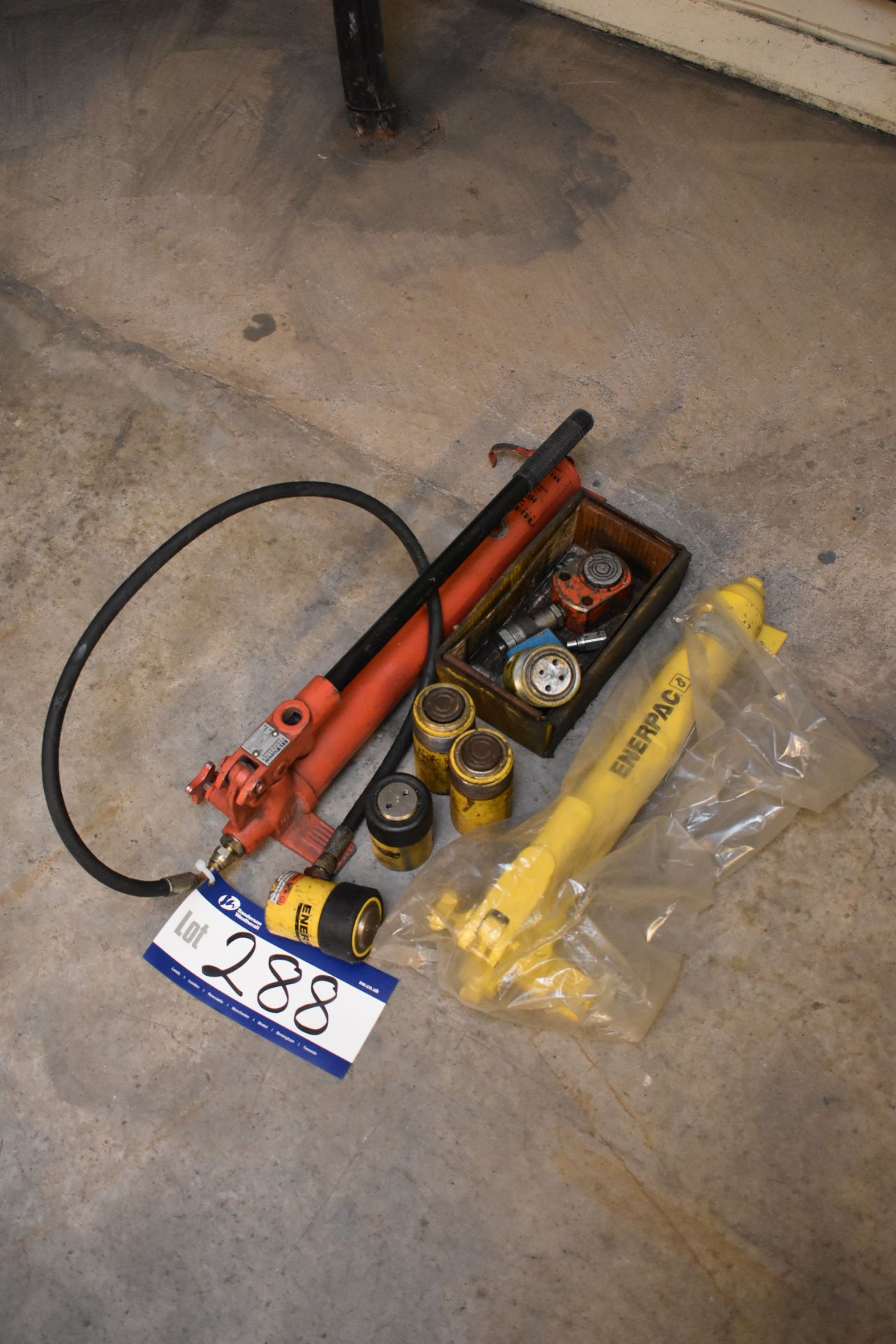 One Enerpac and Hi Force Hydraulic Jacking Systems and Attachments