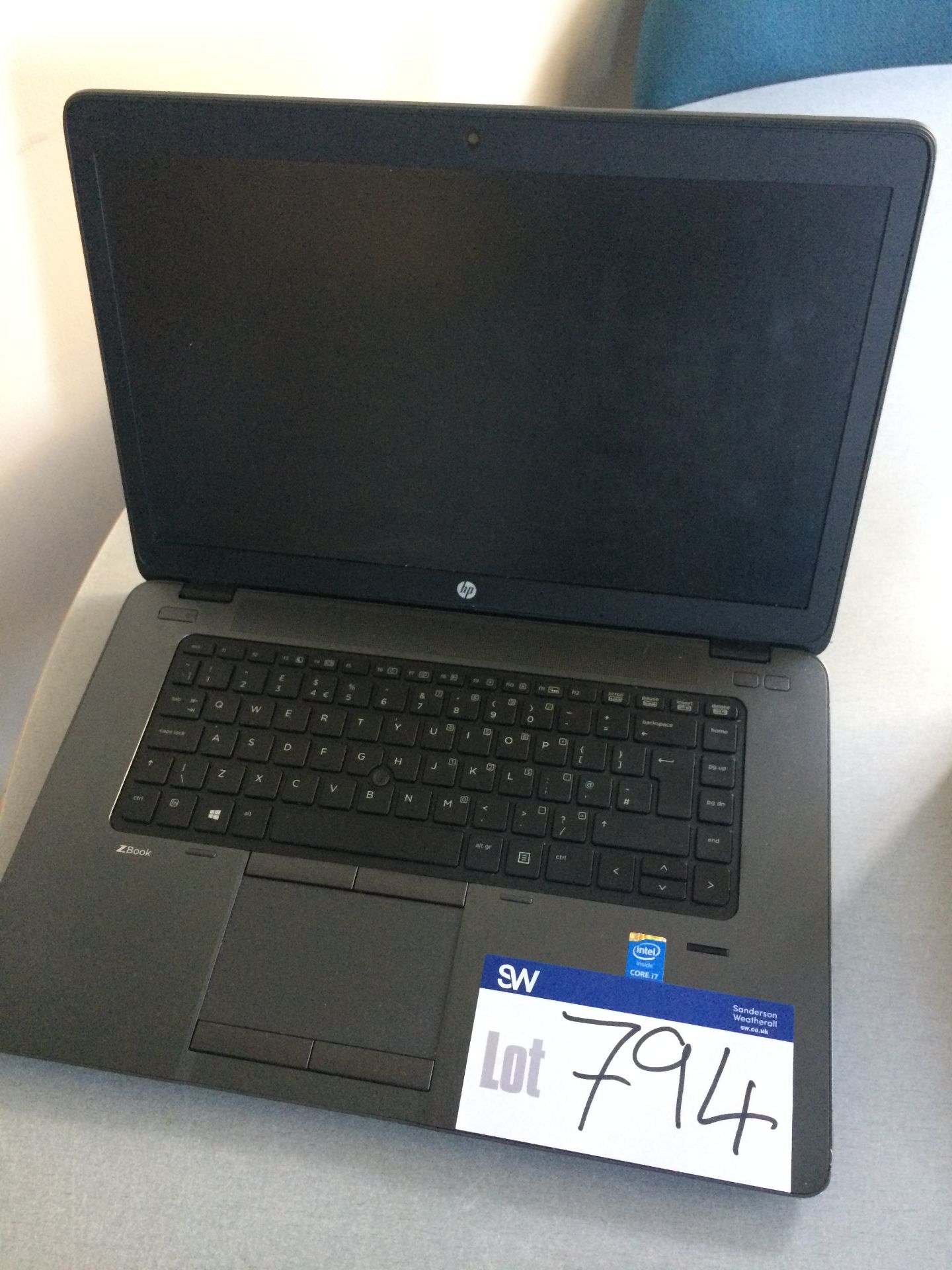 HP ZBook 15u Laptop Computer, Intel Core I7 Processor (No Charger)
