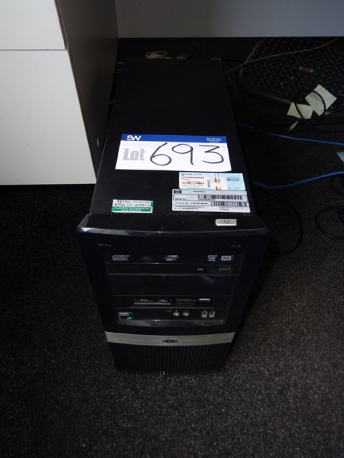 HP Pro 3015MT Personal Computer Base Unit (AMD Athlon II) (Hard Drive Removed)