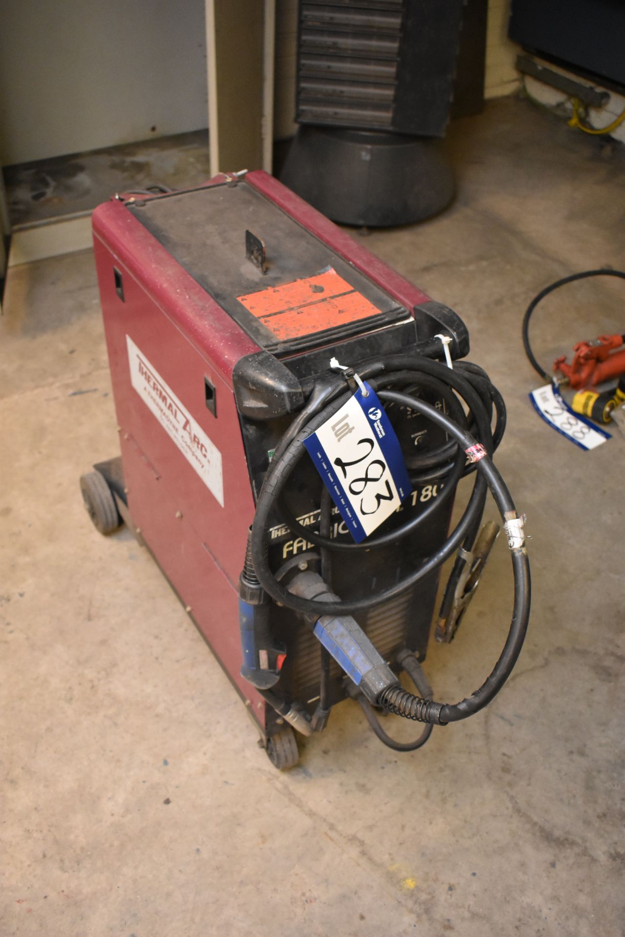 Thermal Arc Fabricator 180 Mig Welder, 240v, serial number: M389 829A JA6280A