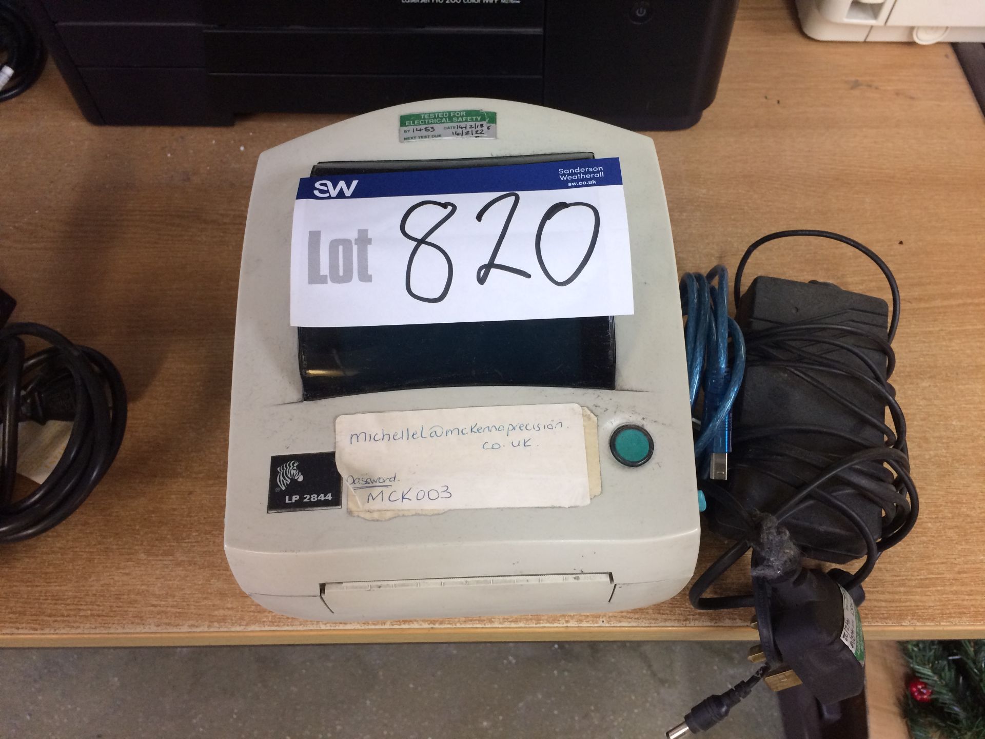 Zebra LP2844 Label Printer