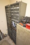 Steel 108 Drawer Cabinet and Contents including Reamers, Taps, Dies and Fixings