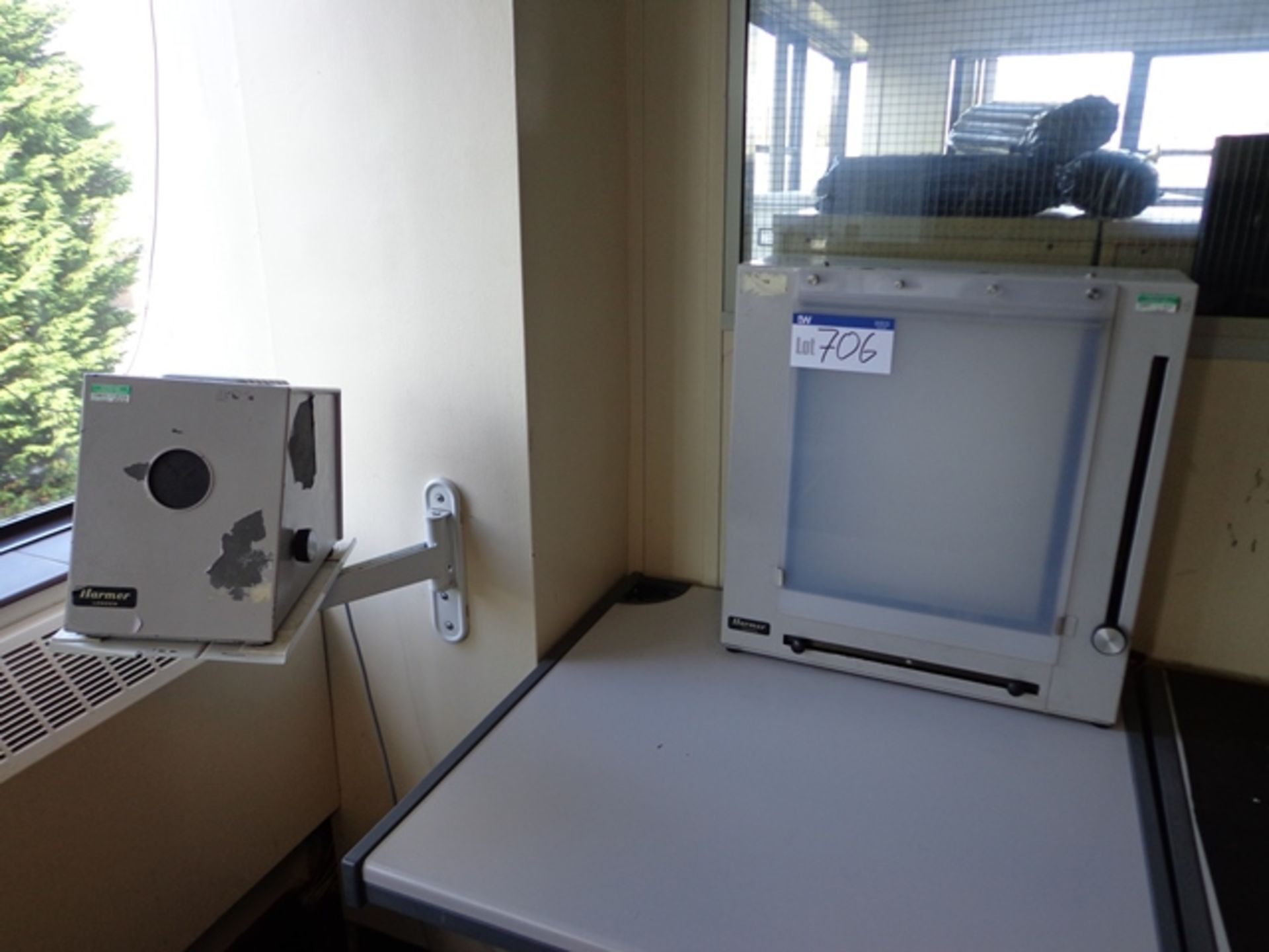 Two Harmer X Ray Examining Light Boxes