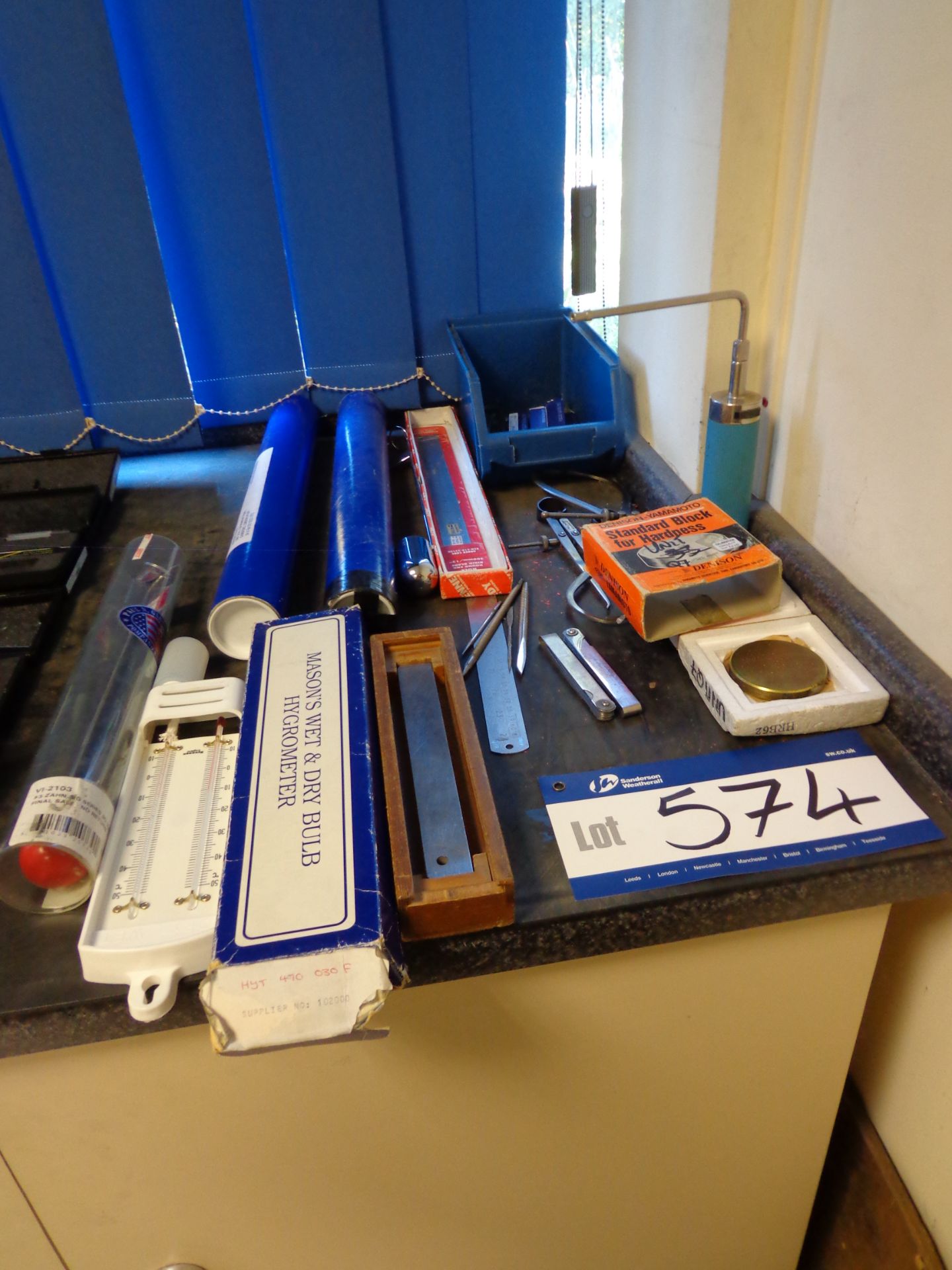 Quantity of Testing Equipment as set out inc Hygrometer and Hardness Block