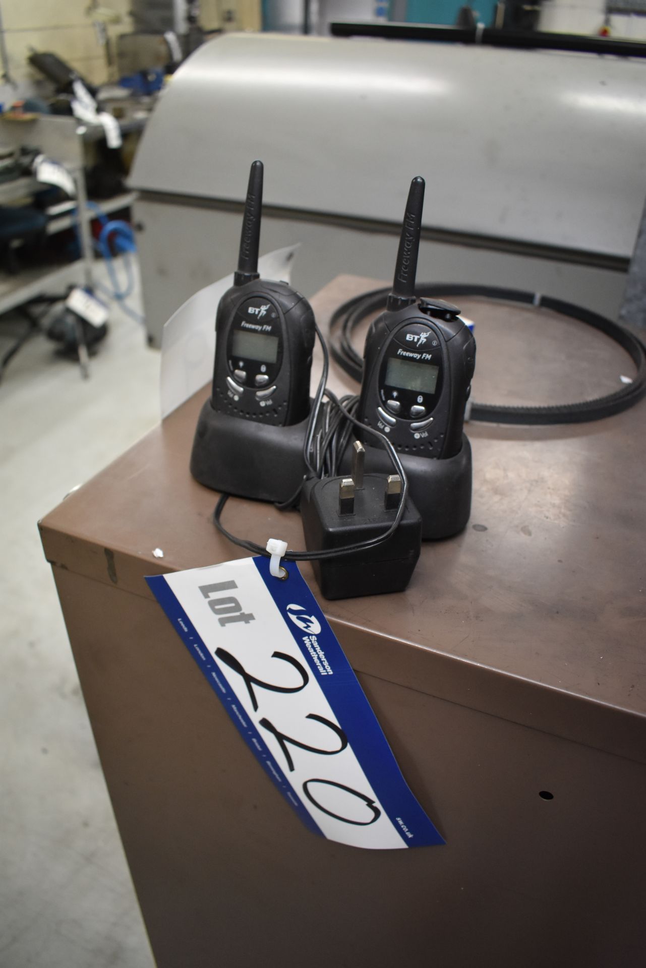 Two BT Freeway FM Radios with Charging Station