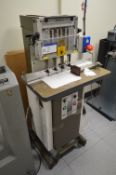 Iram 12 Four Head Paper Drill, 240V (Please note this item is located at Avocado Court, 3 Commerce