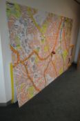 Map of Blackheath & Surrounding Areas, approx. 2.8m x 2.05m high (Please note this item is located