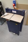 Burn MAC X-40 Guillotine, serial no. A-1632, 220/380V (Please note this item is located at Avocado