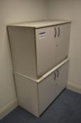 Two Double Door Cupboards (Please note this item is located at 1 Mosley Road, Stretford, Manchester,