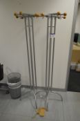 Two Steel Hat & Coat Stands (Please note this item is located at Avocado Court, 3 Commerce Way,