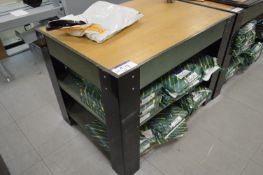 Bench, approx. 1.25m x 900mm fitted shelf (Please note this item is located at Avocado Court, 3