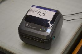 Zebra GK420D Label Printer, serial no. 28J143202260 (Please note this item is located at Avocado