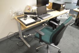 Cantilever Framed Workstation, approx. 1.8m long (Please note this item is located at Avocado Court,