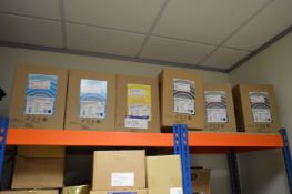 Approx. Ten Boxes of HP ELECTROINK, assorted colours, on top shelf of rack (Please note this item is