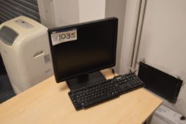 Fujitsu Siemens Personal Computer, with monitor and keyboard (hard drive removed) (Please note
