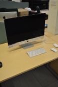 Apple iMac (27-inch, late 2013), with wireless keyboard, wireless mouse and wired mouse, serial
