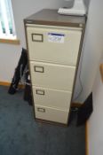 Punchline Steel Four Drawer Filing Cabinet (Please note this item is located at Avocado Court, 3