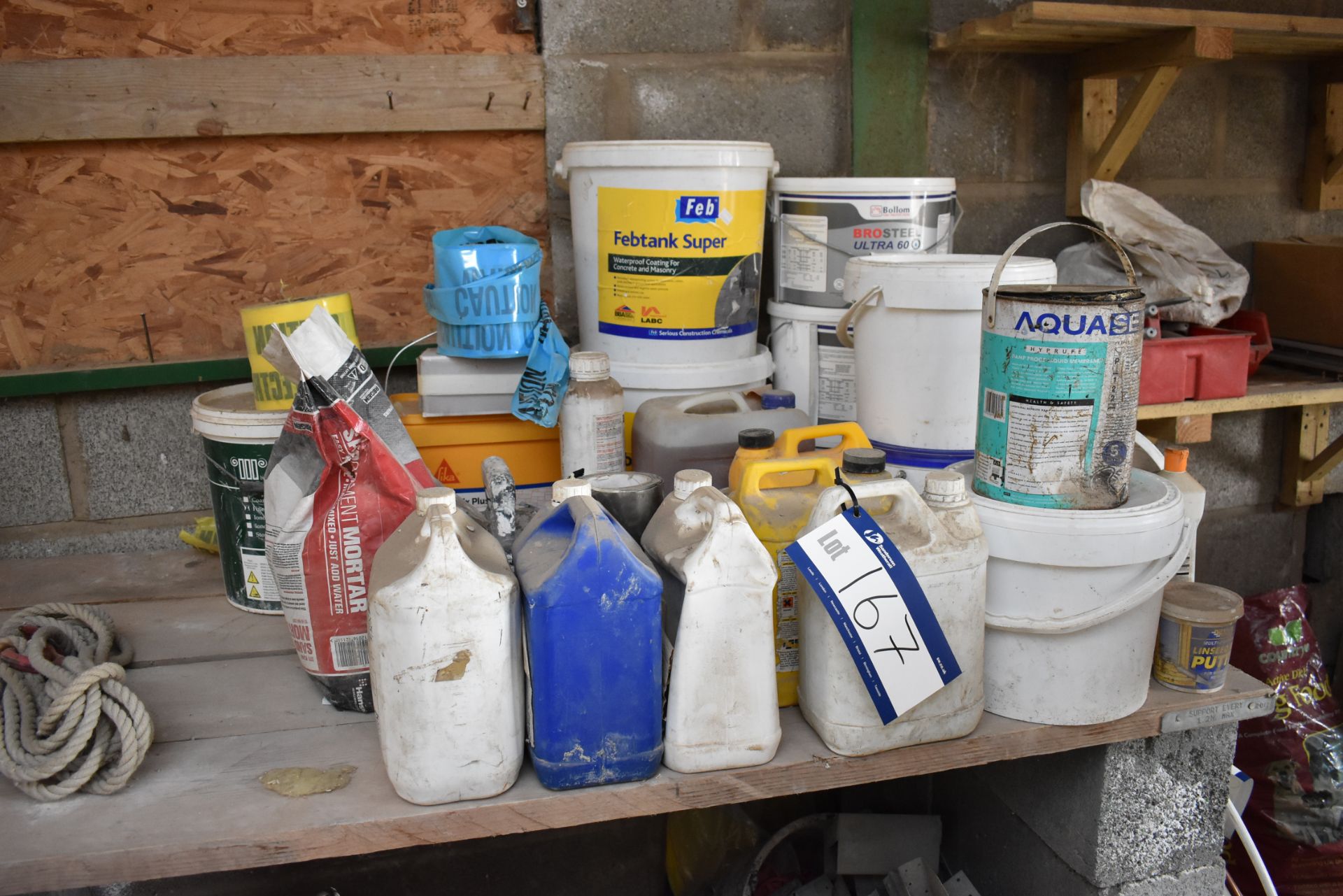 Quantity of Paints, Sealants & Coatings, as set out