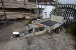 Ifor Williams Twin Axle Plant Trailer, Model: E Star 11, Serial Number: SCK6000008052975, Safe