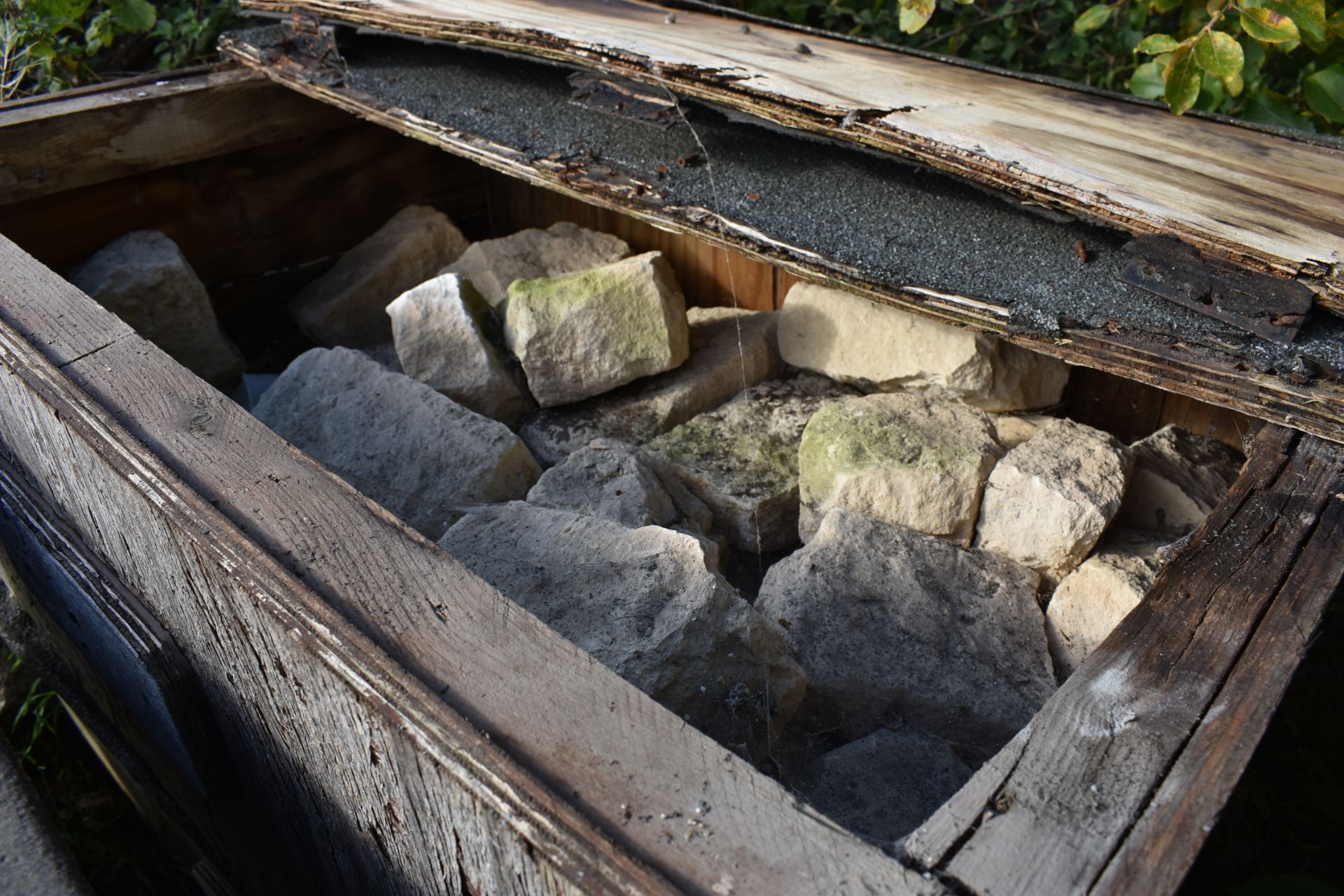 Six Wooden Crates, containing quantity of stone blocks - Image 2 of 2