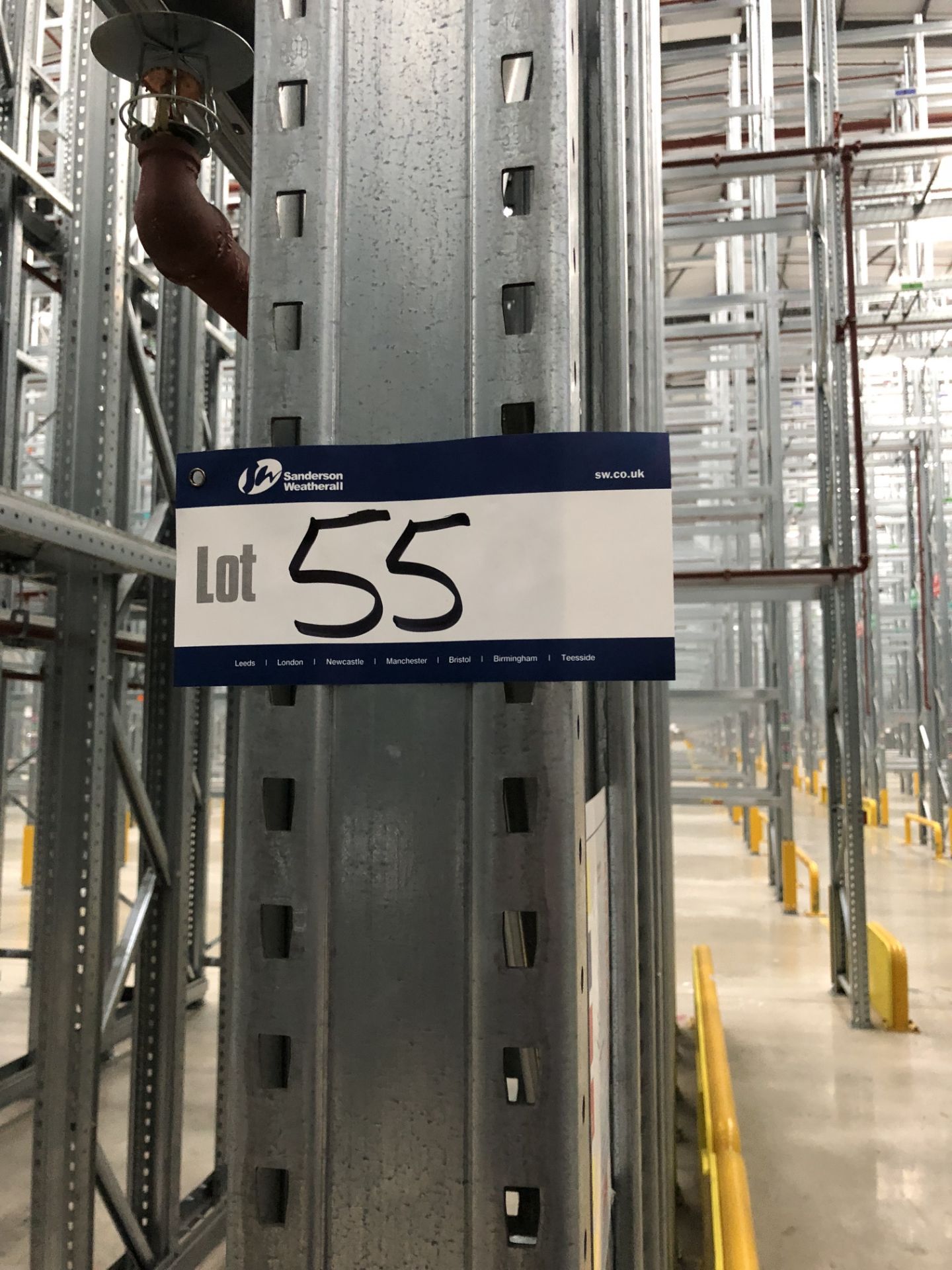 21 Bays of Dexion 13m 5 Tier HIGH BAY BOLTLESS STEEL DRIVE IN PALLET RACKING (2016) Pallet Width - Image 3 of 3