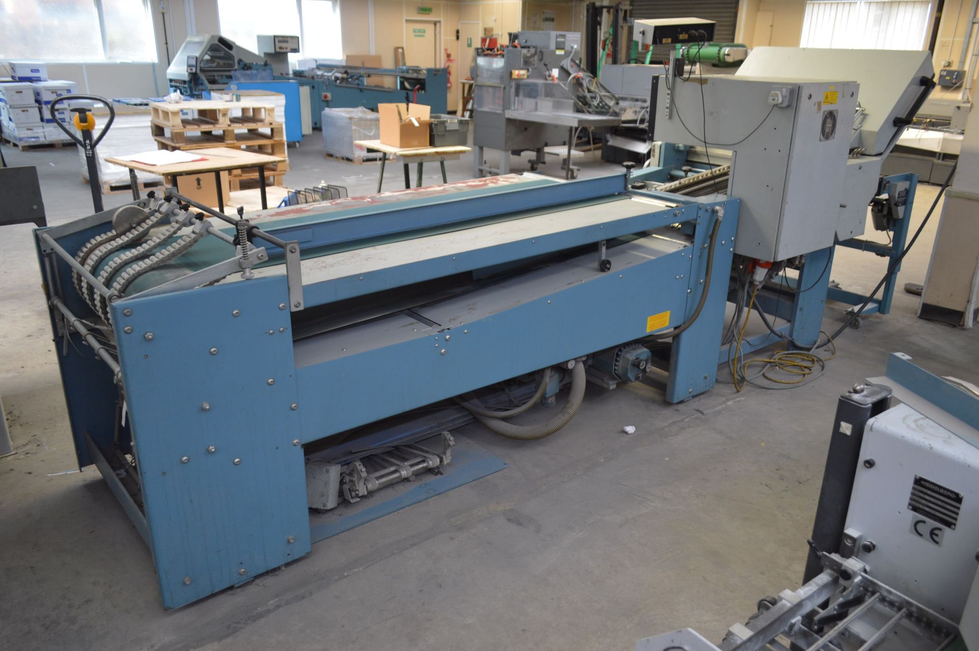 MBO B30-C B1 FOLDER, 16 p.p, serial no. 110/18, with B30-C round pile feeder, B30-1-30/4 1st unit, - Image 3 of 10