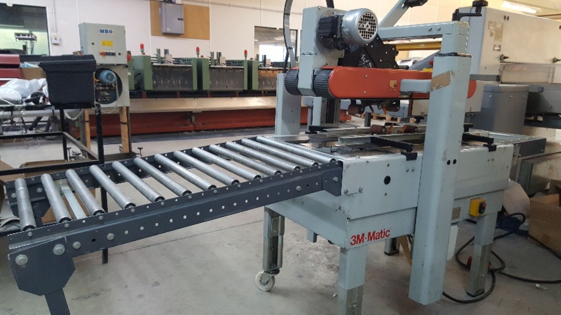 3M-Matic 700AE ADJUSTABLE CASE/BOX SEALER, serial no. 8300, year of manufacture 1997, top and bottom - Bild 4 aus 4