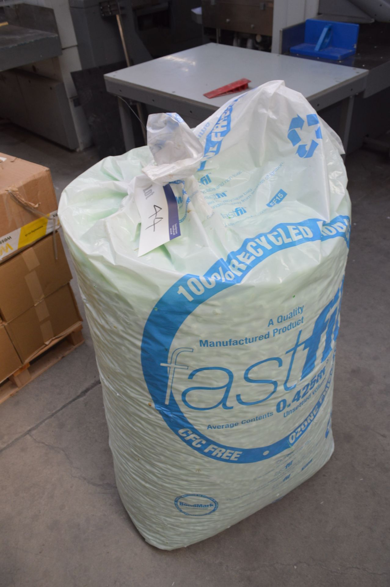 Fastfil Packaging, in one bag * PLEASE NOTE THIS LOT MUST BE CLEARED BY 4pm FRIDAY 23 NOVEMBER 2018
