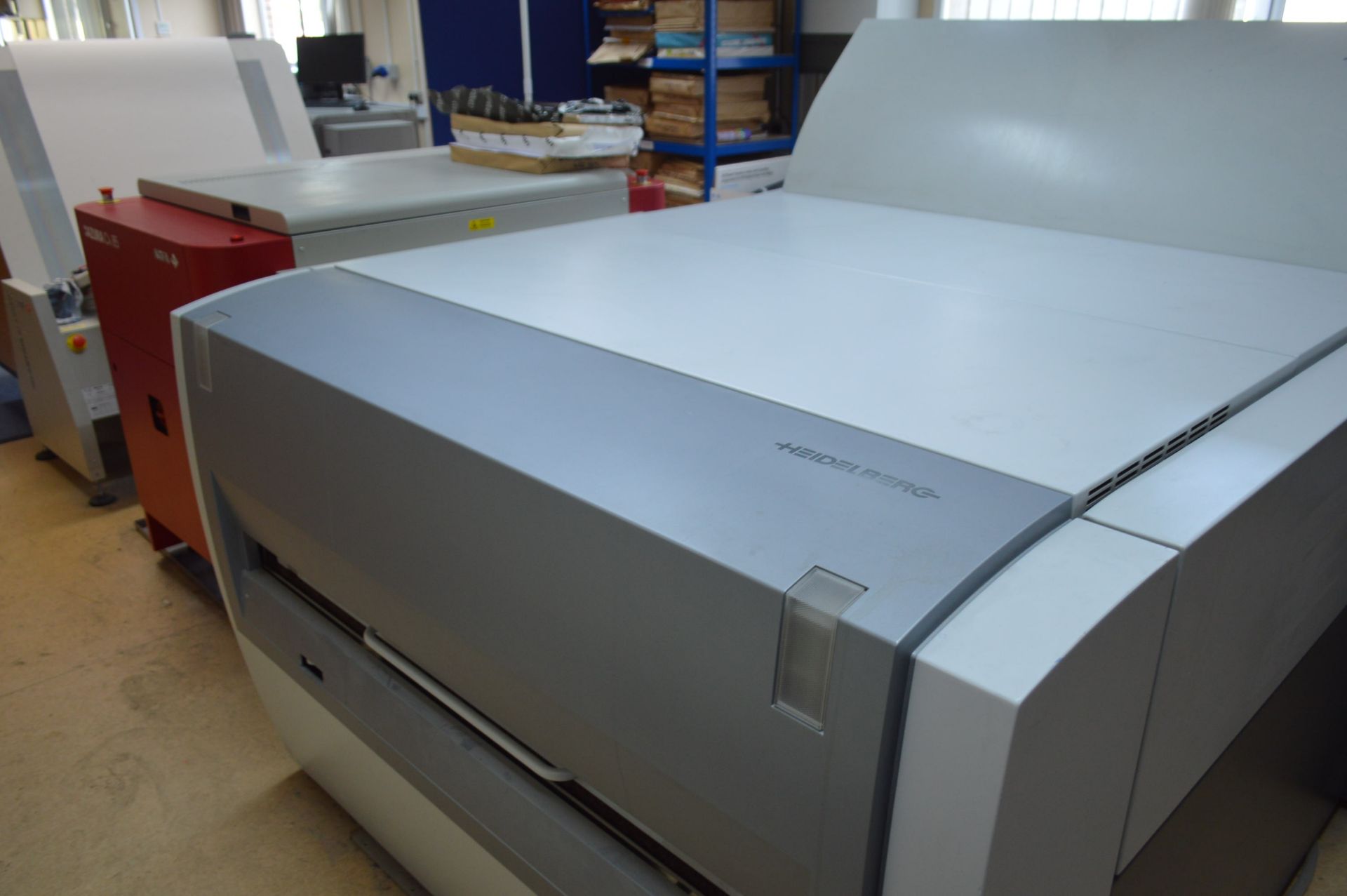 Heidelberg SUPRASETTER CTP IMAGE SETTER, Age. 2006, no. PL.517.0501, with Agfa Azura CX85 washer, - Image 2 of 9