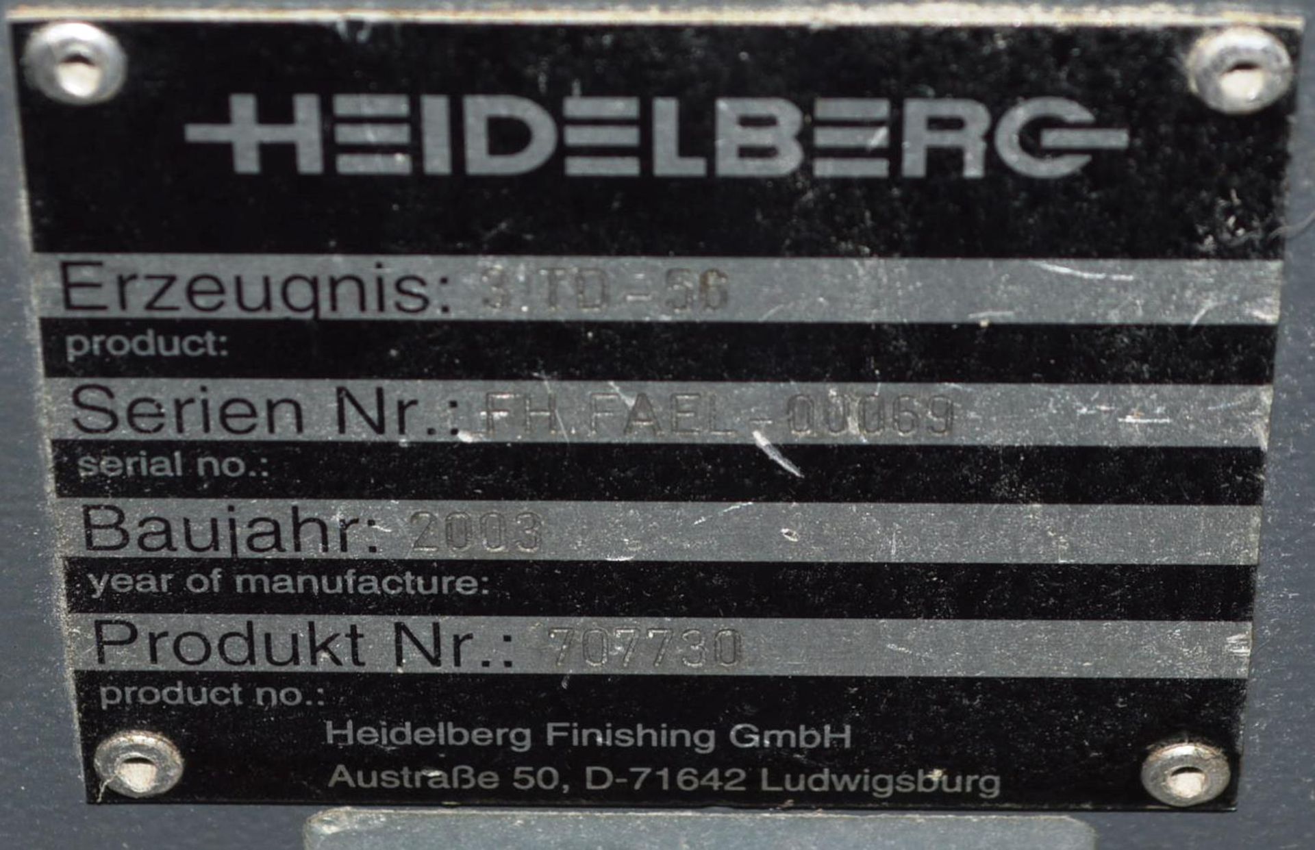 Heidelberg 32 p.p TD78-6-4-4 STAHLFOLDER LINE, with RD-78 feeder, serial no. FH.FAEA-00106, 1.TD- - Bild 13 aus 16