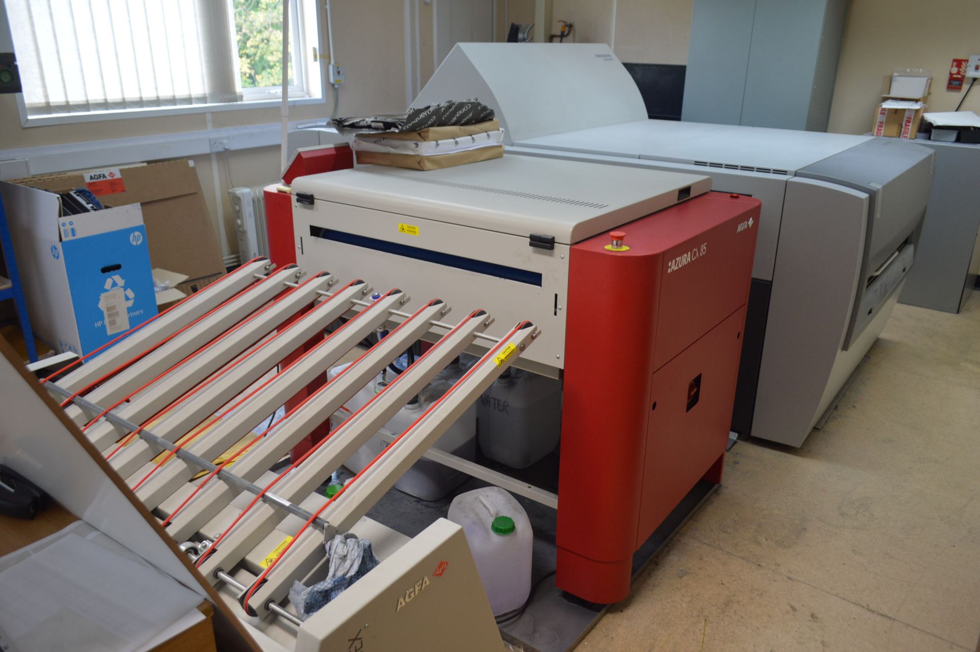 Heidelberg SUPRASETTER CTP IMAGE SETTER, Age. 2006, no. PL.517.0501, with Agfa Azura CX85 washer,