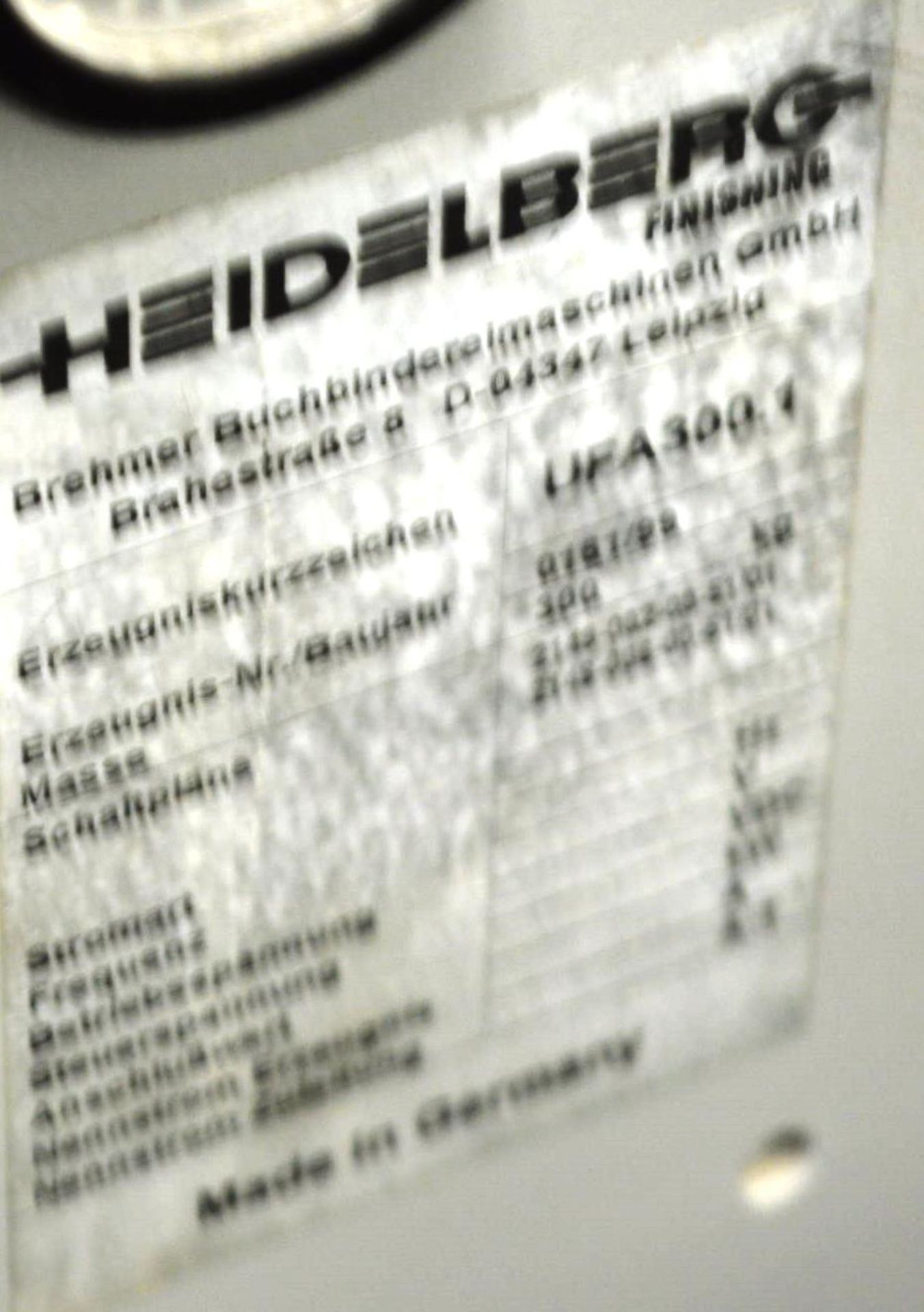 Heidelberg ST 3001.1 6+1 SADDLE STITCHING LINE, comprising: - six feed units, UFA300.1 cover feeder, - Image 9 of 11